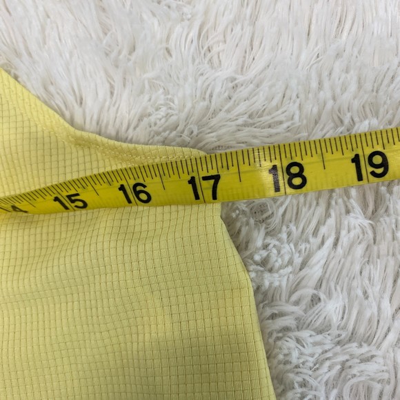 Fabletics Pale Yellow Athletic Running Yoga Gym Tank Top Size Small - Picture 7 of 7